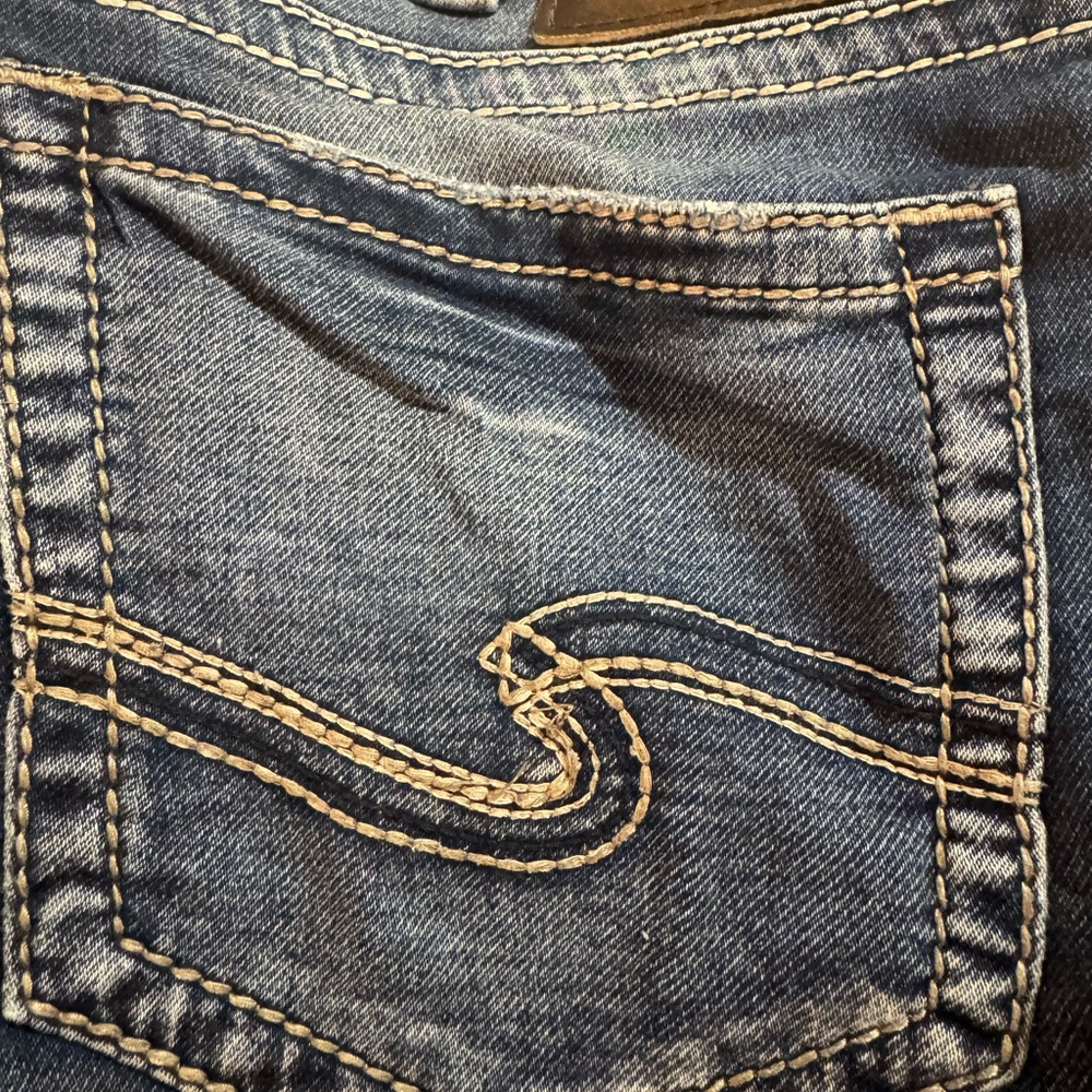 Silver Jeans Men’s Dark Indigo Straight Leg Jeans. 34 x 30 - Picture 4 of 6